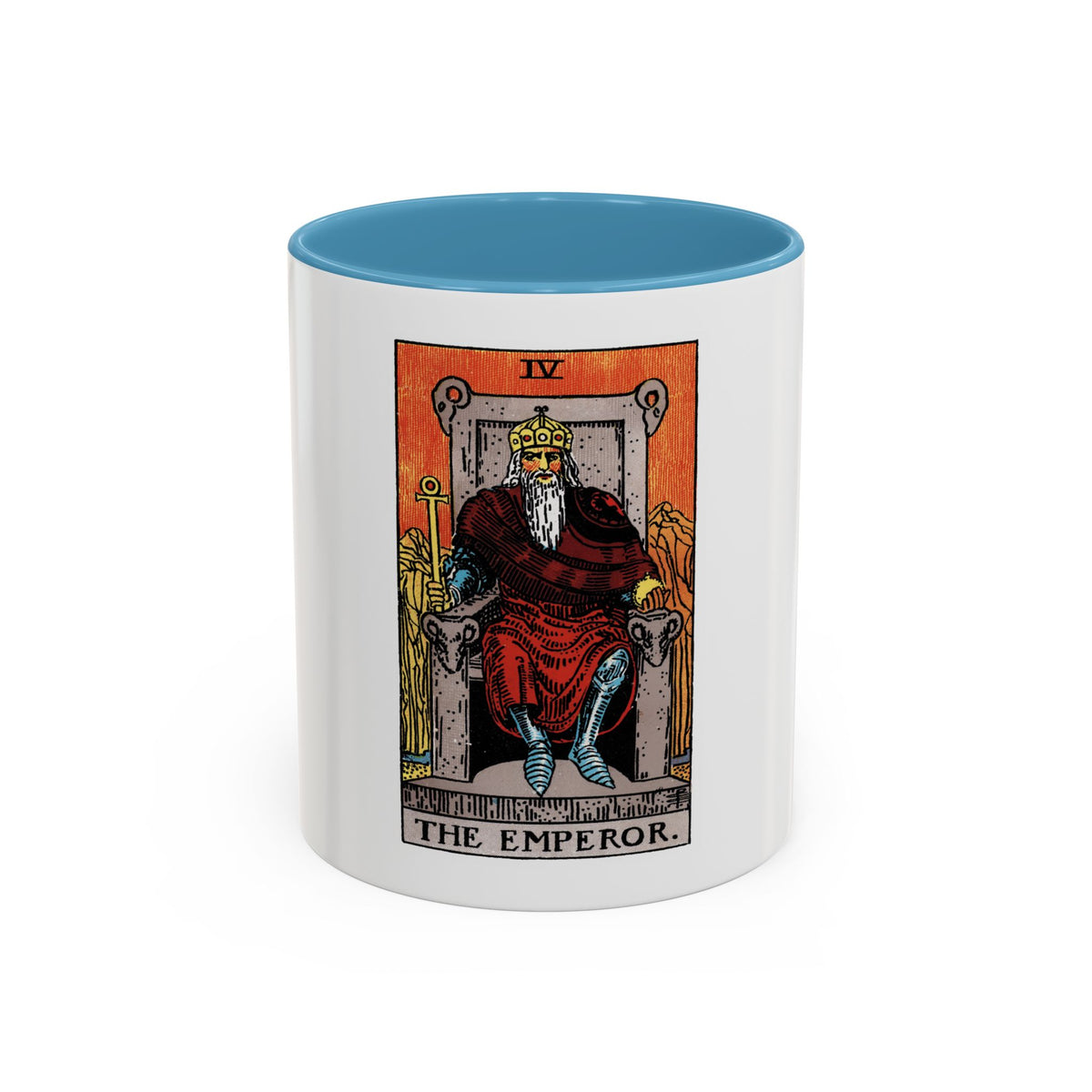 The Emperor (Tarot Card) Accent Coffee Mug