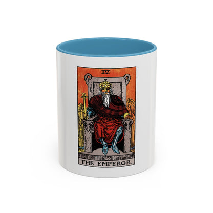The Emperor (Tarot Card) Accent Coffee Mug