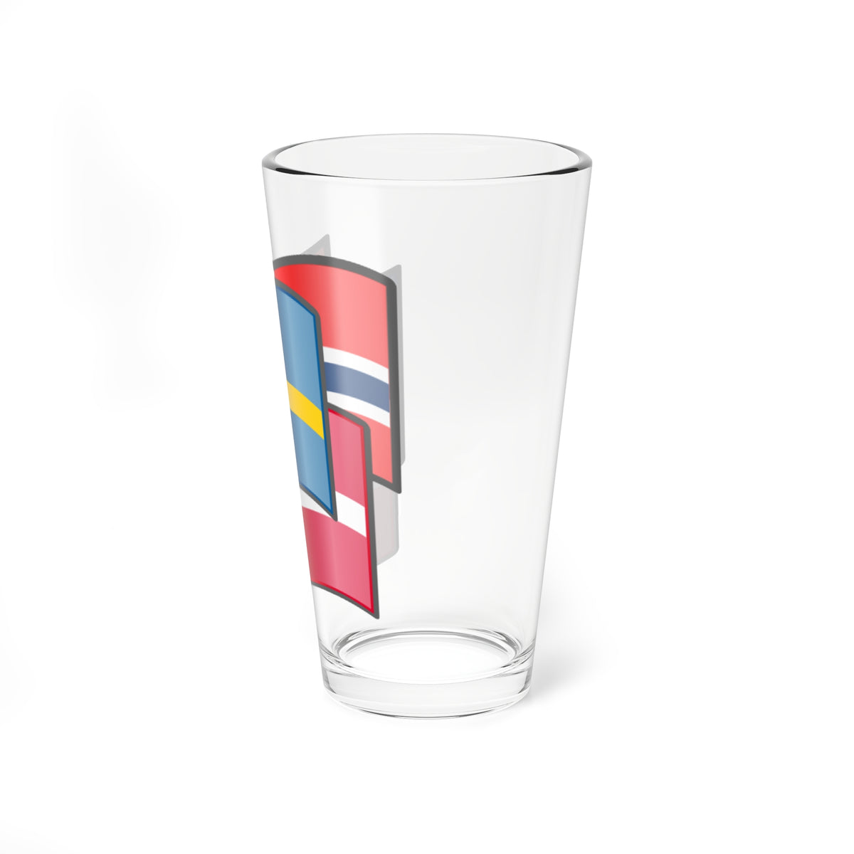 Norway-Denmark-Sweden (Denmark) Pint Glass 16oz