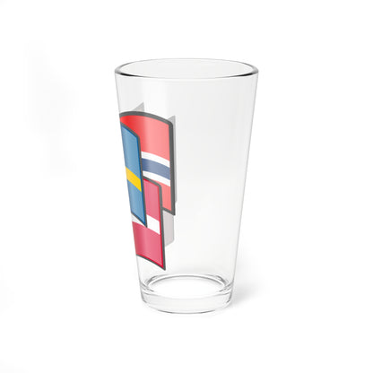 Norway-Denmark-Sweden (Denmark) Pint Glass 16oz