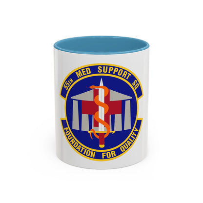 55th Medical Support Squadron (U.S. Air Force) Accent Coffee Mug