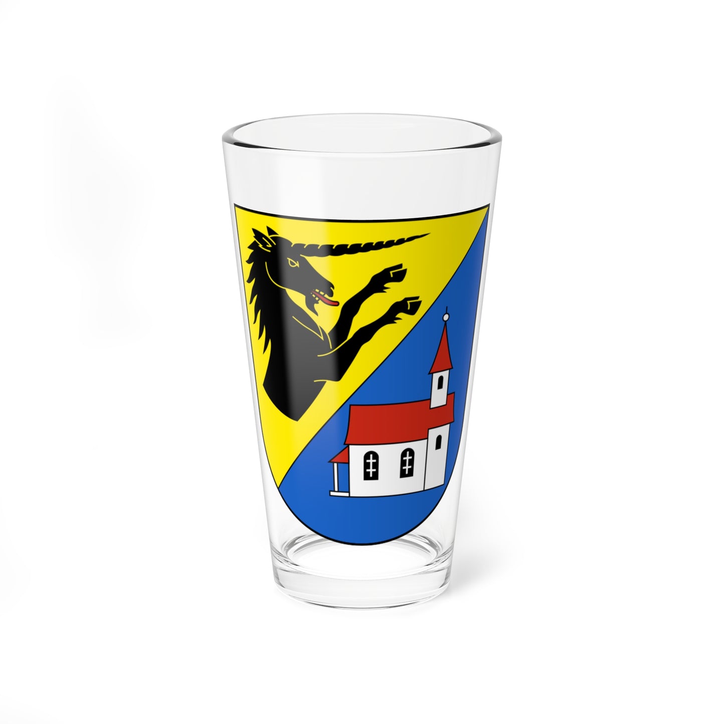 EbnatKappel-blazon (Switzerland) (Coat of Arms) Pint Glass 16oz