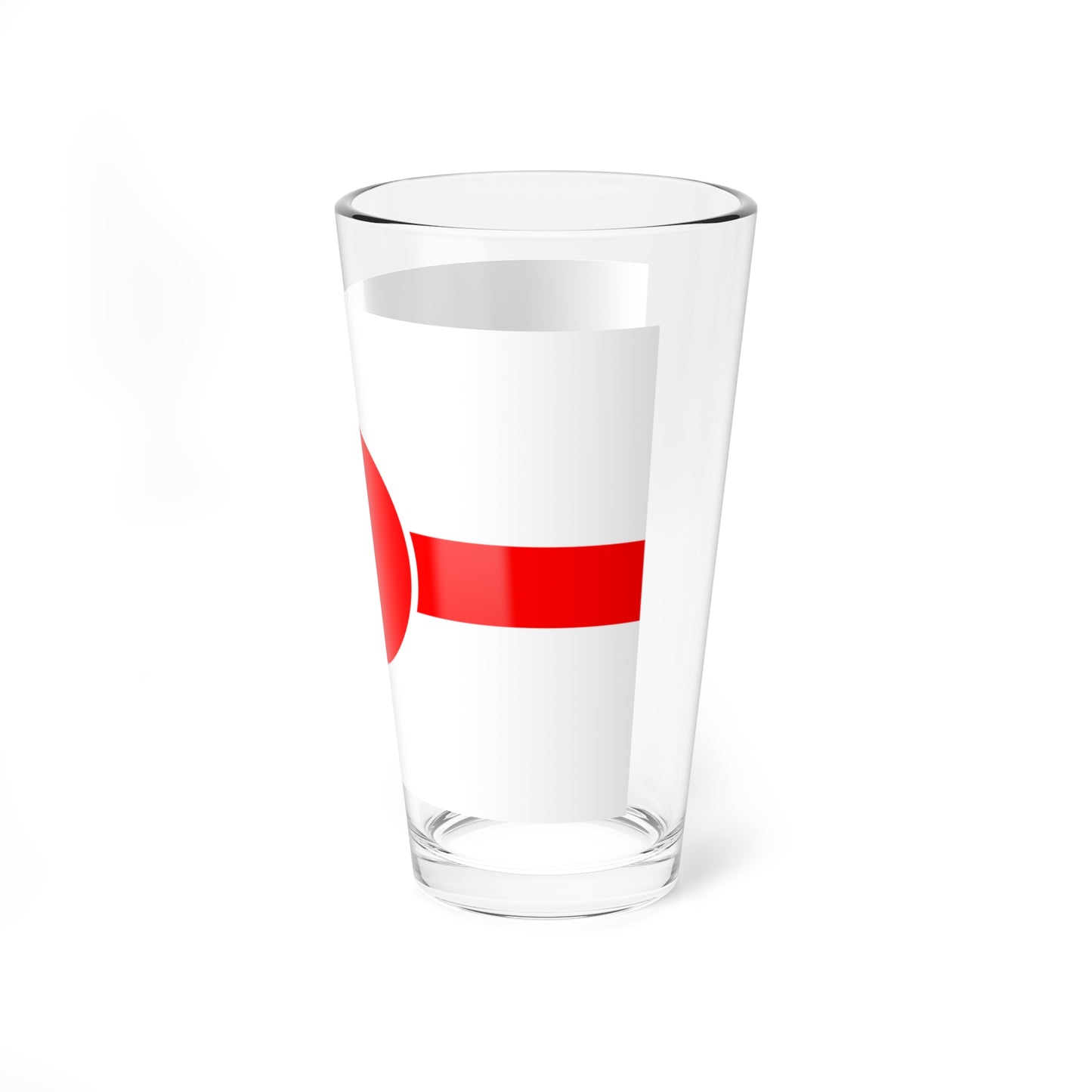 Meiji era postal flag (Japan) Pint Glass 16oz