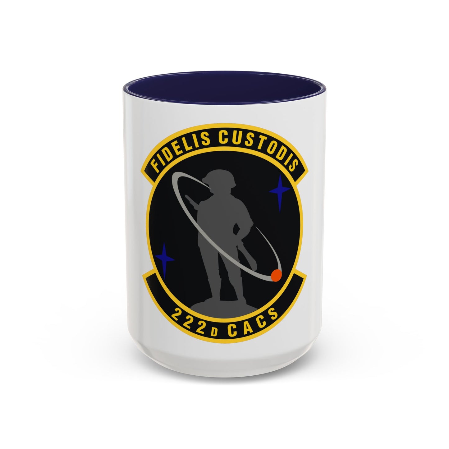 222d Command & Control Squadron (U.S. Air Force) Accent Coffee Mug