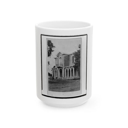 Bassett's House, Murfreesboro, Tenn., Formerly Quarters Of Col. Goddard, Asst. Adjt. Gen. To Maj. Gen. Rosecrans (U.S. Civil War) White Coffee Mug