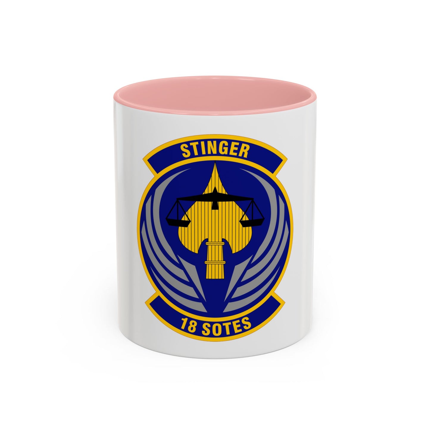 18 Special Operations Test and Evaluation Squadron AFSOC (U.S. Air Force) Accent Coffee Mug