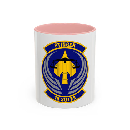 18 Special Operations Test and Evaluation Squadron AFSOC (U.S. Air Force) Accent Coffee Mug