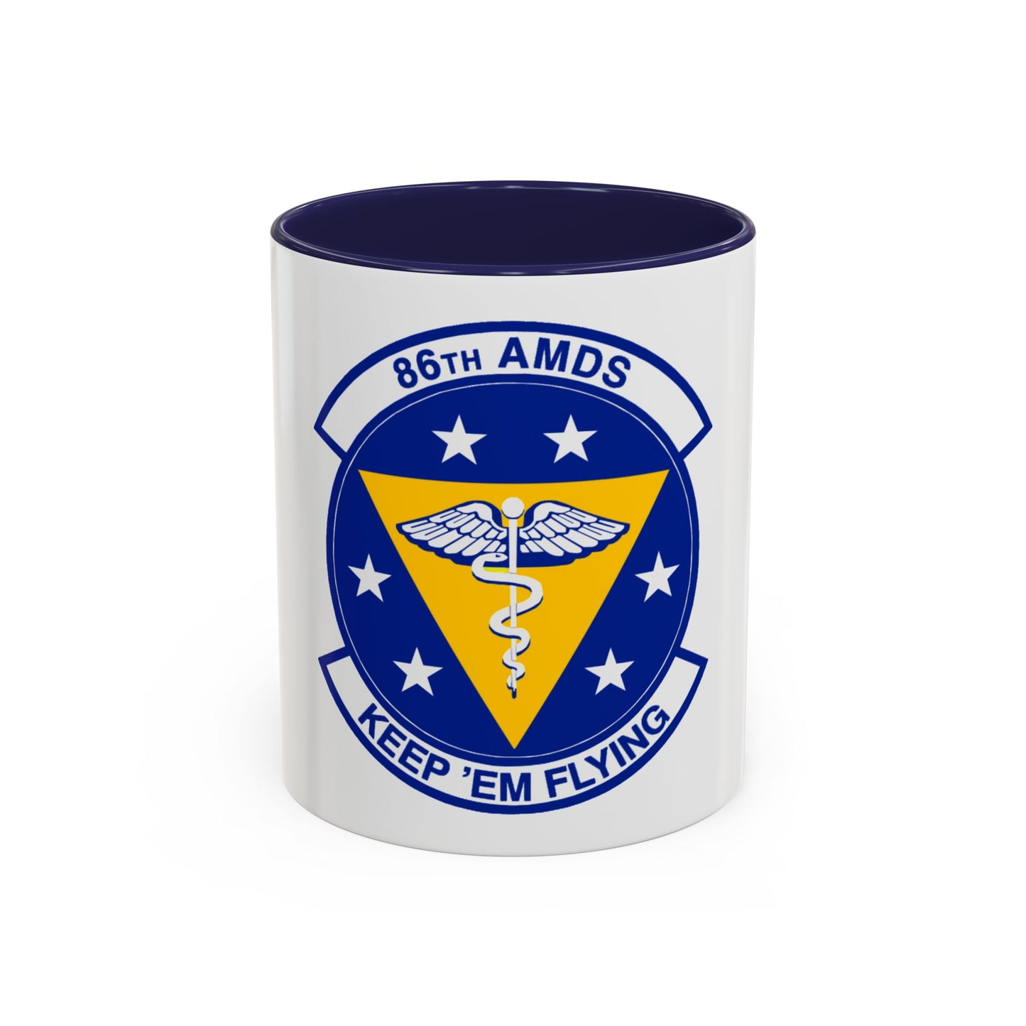 86 Aerospace Medicine Squadron USAFE (U.S. Air Force) Accent Coffee Mug