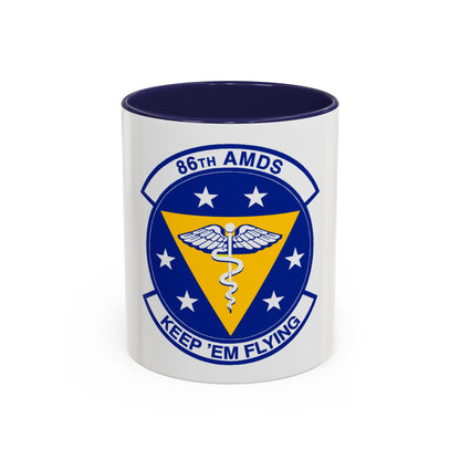 86 Aerospace Medicine Squadron USAFE (U.S. Air Force) Accent Coffee Mug