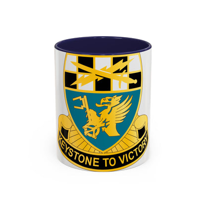 128 Military Intelligence Battalion (U.S. Army) Accent Coffee Mug