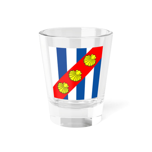 Fahne Vogtei Grandson (Switzerland) Shot Glass 1.5oz