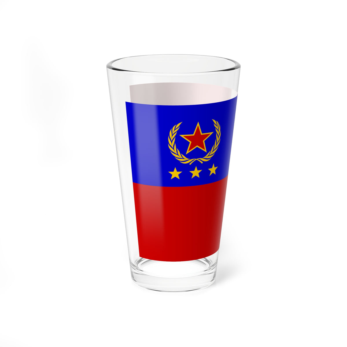 Proposed PRC national flags 012 (China) Pint Glass 16oz