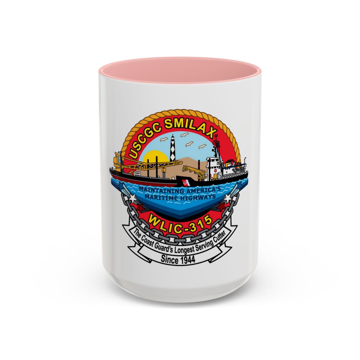 CGC Smilax WLIC   315 (U.S. Coast Guard) Accent Coffee Mug