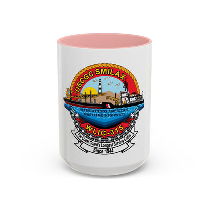 CGC Smilax WLIC   315 (U.S. Coast Guard) Accent Coffee Mug