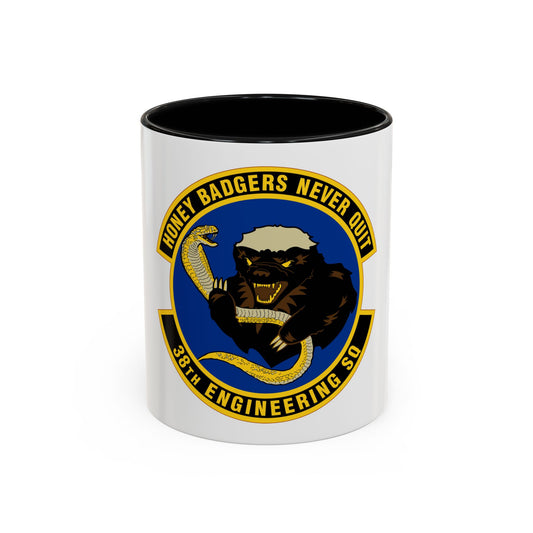 38 Engineering Squadron ACC (U.S. Air Force) Accent Coffee Mug