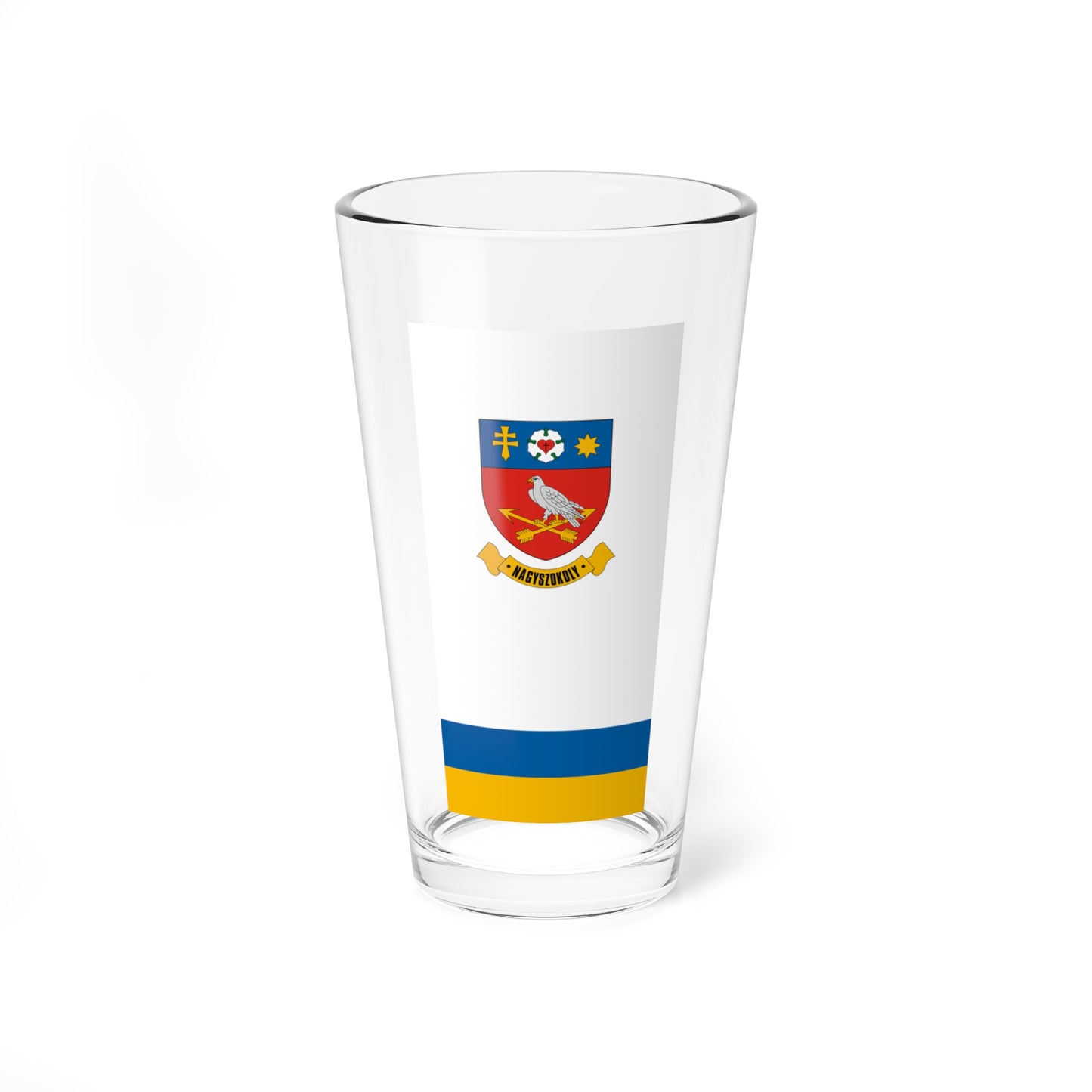 Flag of Nagyszokoly (Hungary) Pint Glass 16oz
