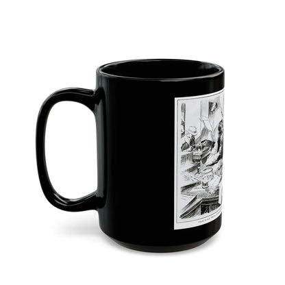 Fed Up With Work, 1931 - Black Coffee Mug-Go Mug Yourself