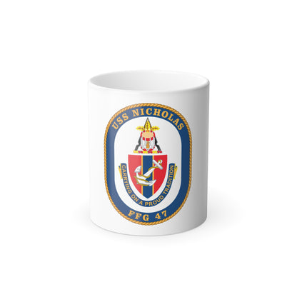 USS Nicholas FFG 47 (U.S. Navy) Color Changing Mug 11oz