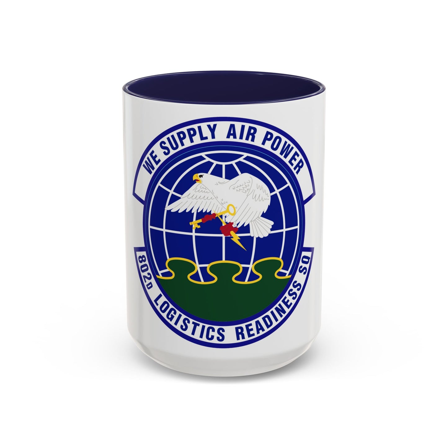 802d Logistics Readiness Squadron (U.S. Air Force) Accent Coffee Mug