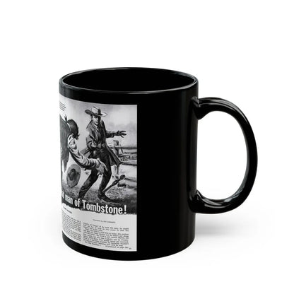 Doc Holliday - Kill-Crazy dead man of Tombstone, Man's Adventure, December 1958 - Black Coffee Mug-Go Mug Yourself