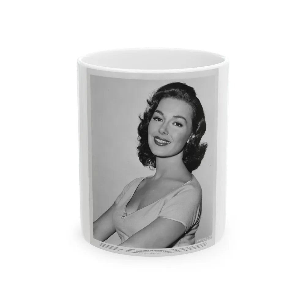 Barbara Rush #231 (Vintage Female Icon) White Coffee Mug-11oz-Go Mug Yourself