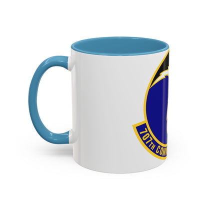 707th Communications Squadron (U.S. Air Force) Accent Coffee Mug