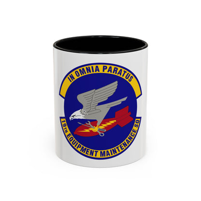 19th Equipment Maintenance Squadron (U.S. Air Force) Accent Coffee Mug