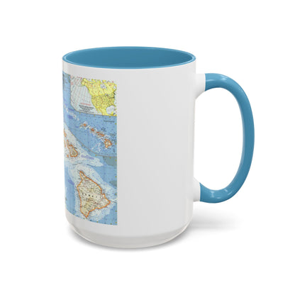 USA - Hawaii (1960) (Map) Accent Coffee Mug