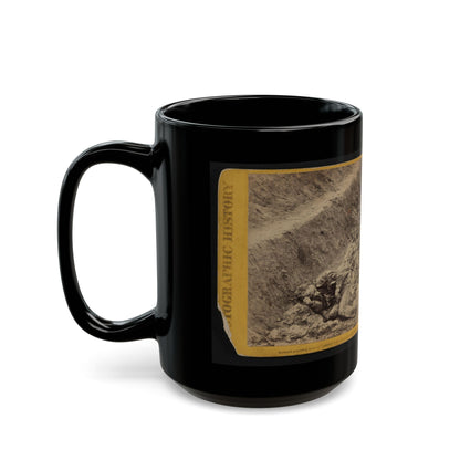A Dead Rebel Soldier, As He Lay In The Trenches Of Fort Mahone, Called By The Soldiers,  Fort Damnation  ... (U.S. Civil War) Black Coffee Mug