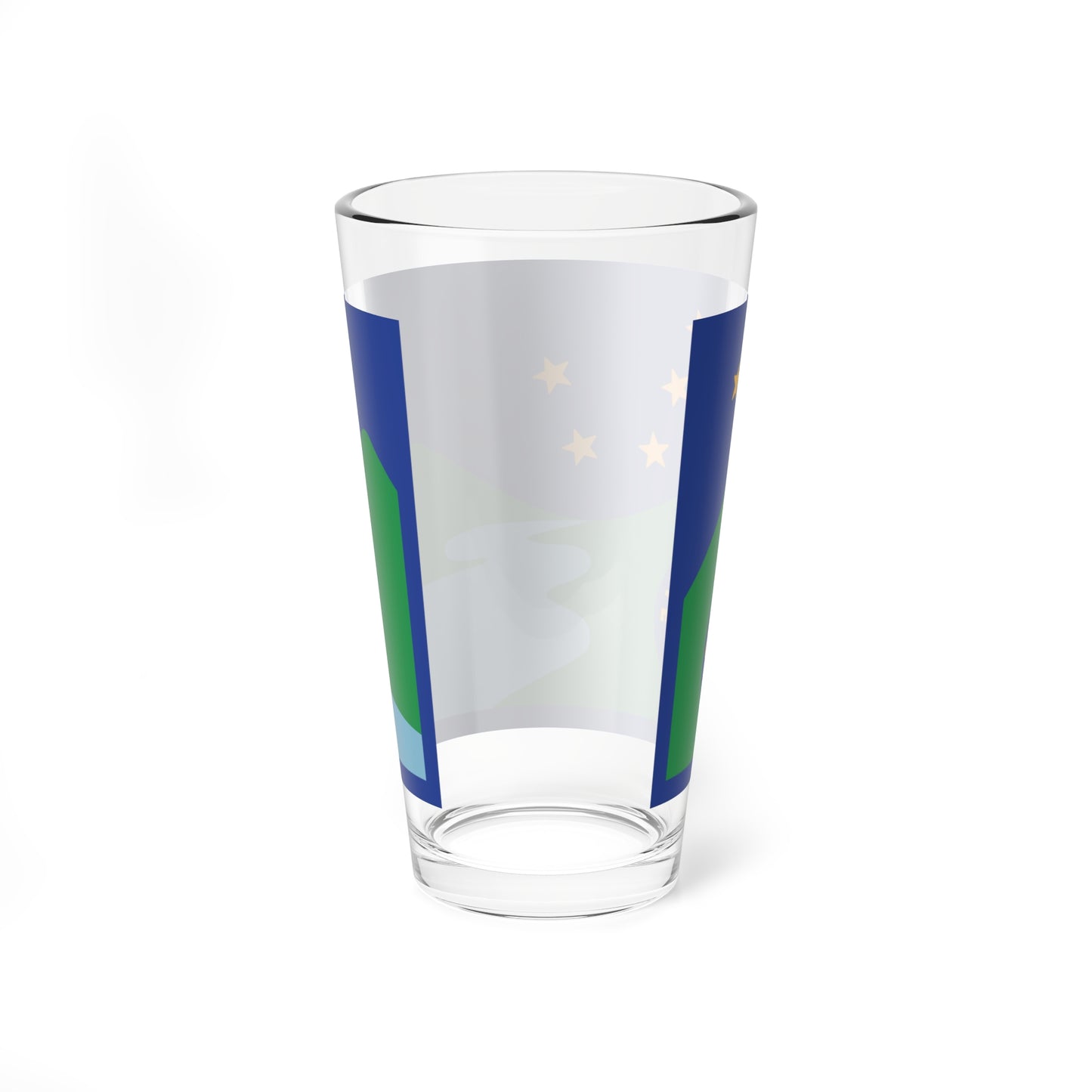 Flag of Pend Oreille County Washington (United States) Pint Glass 16oz