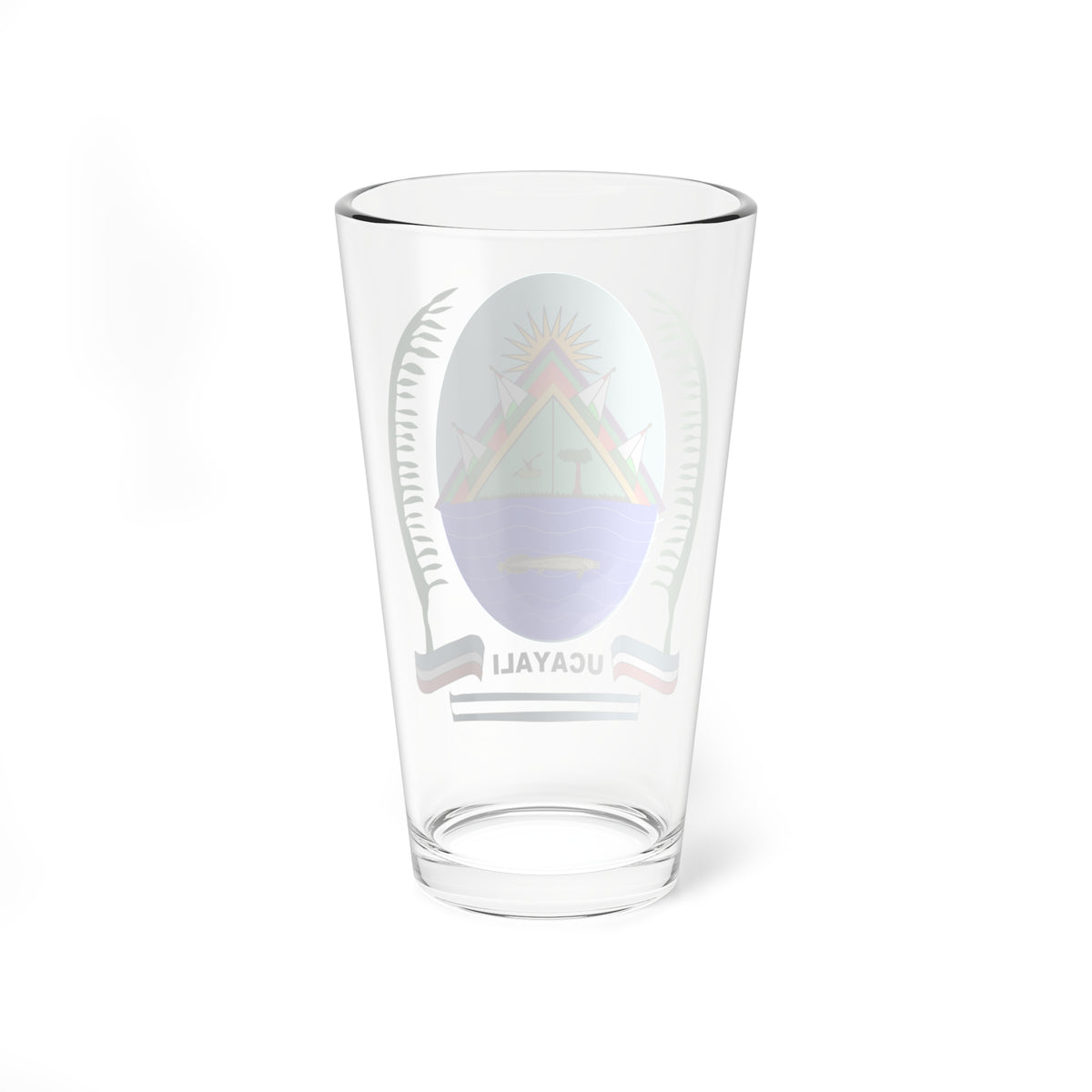 Escudo Región Ucayali (Peru) (Coat of Arms) Pint Glass 16oz