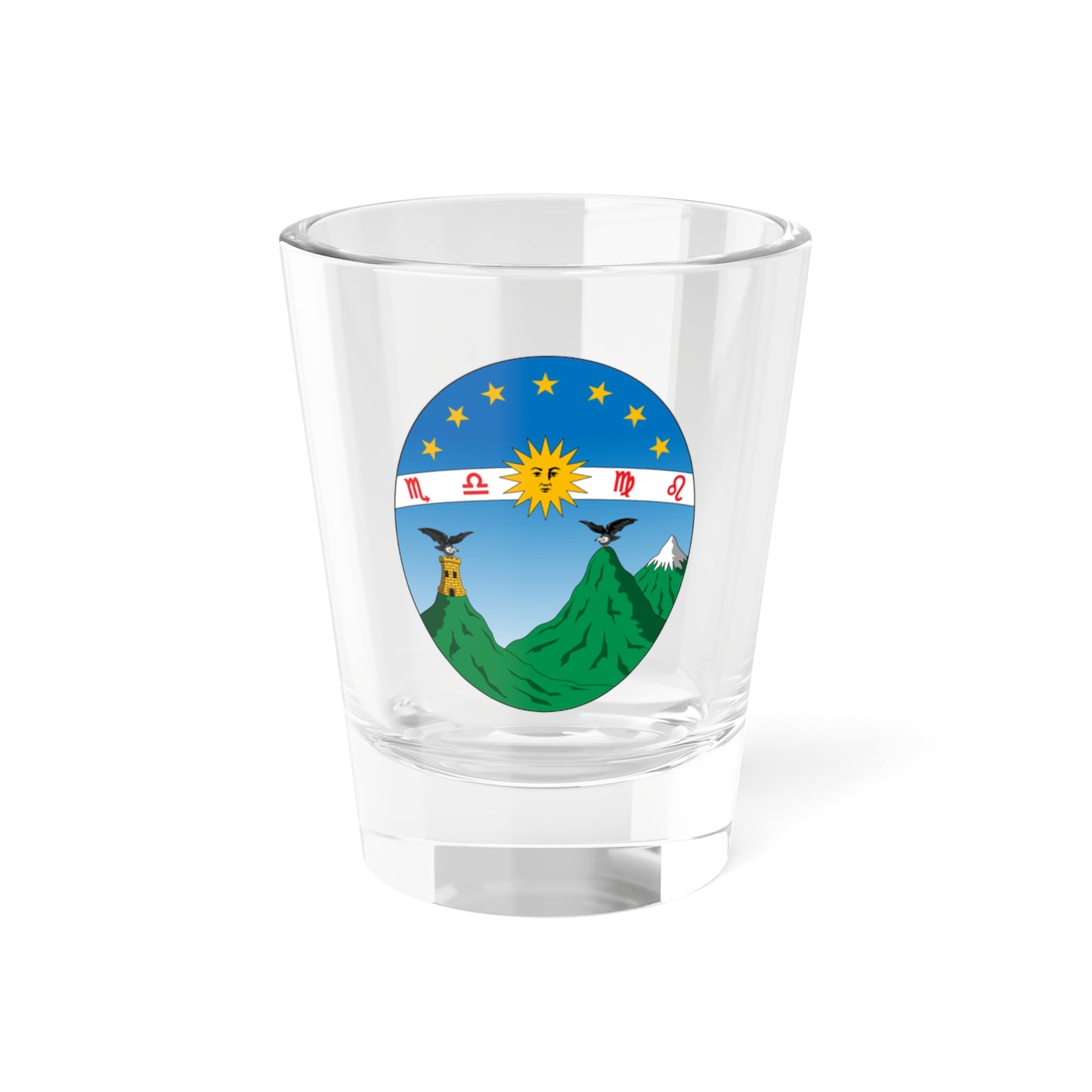 Coat of arms of Ecuador (1835) - Shot Glass 1.5oz