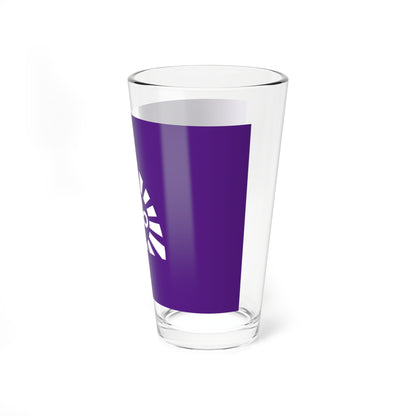 Flag of Miyashiro Saitama (Japan) Pint Glass 16oz