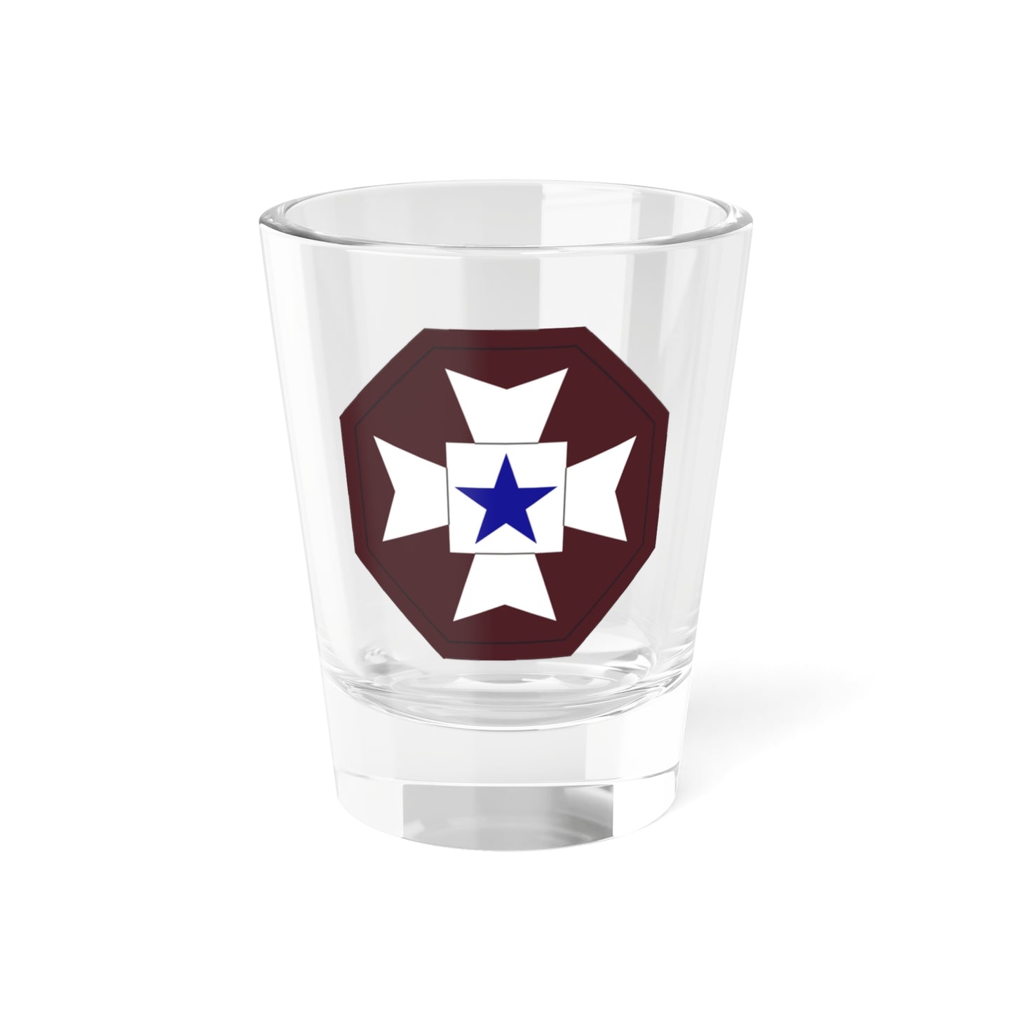 Verre à liqueur Medical Command Europe (armée américaine) 1,5 oz