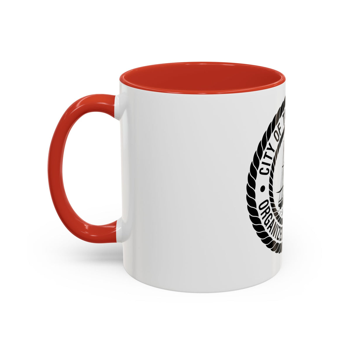 Seal of Tampa Florida - Accent Coffee Mug