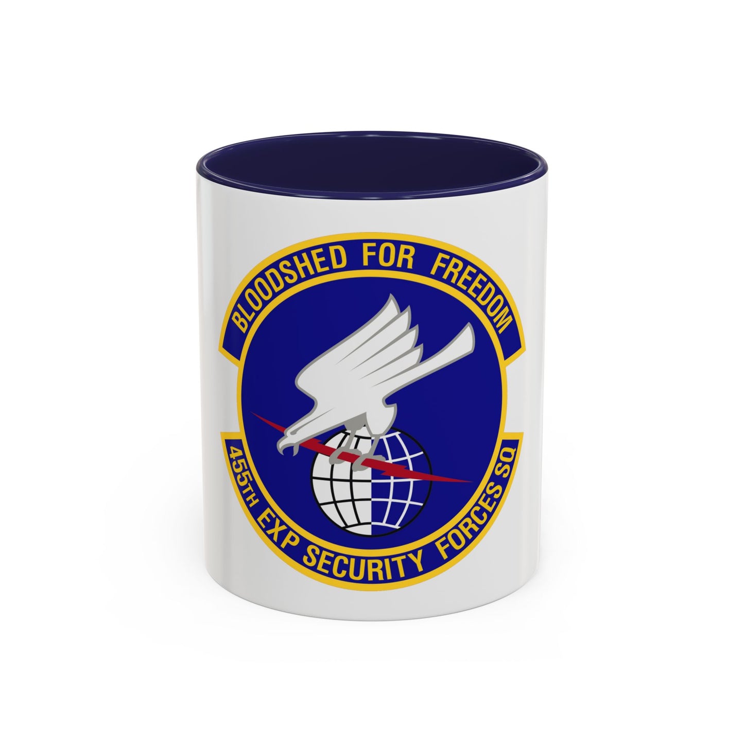 455th Expeditionary Security Forces Squadron (U.S. Air Force) Accent Coffee Mug
