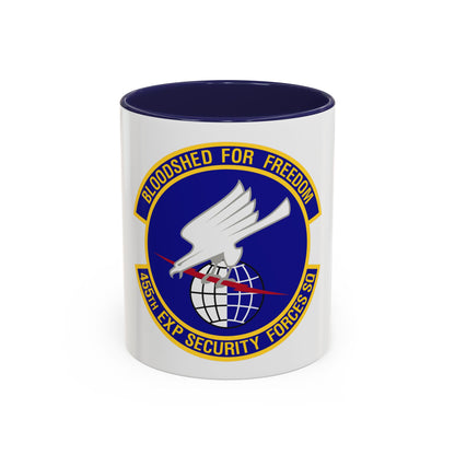 455th Expeditionary Security Forces Squadron (U.S. Air Force) Accent Coffee Mug