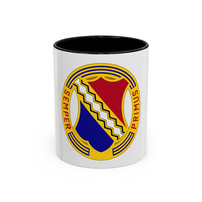 1st Infantry Regiment (U.S. Army) Accent Coffee Mug