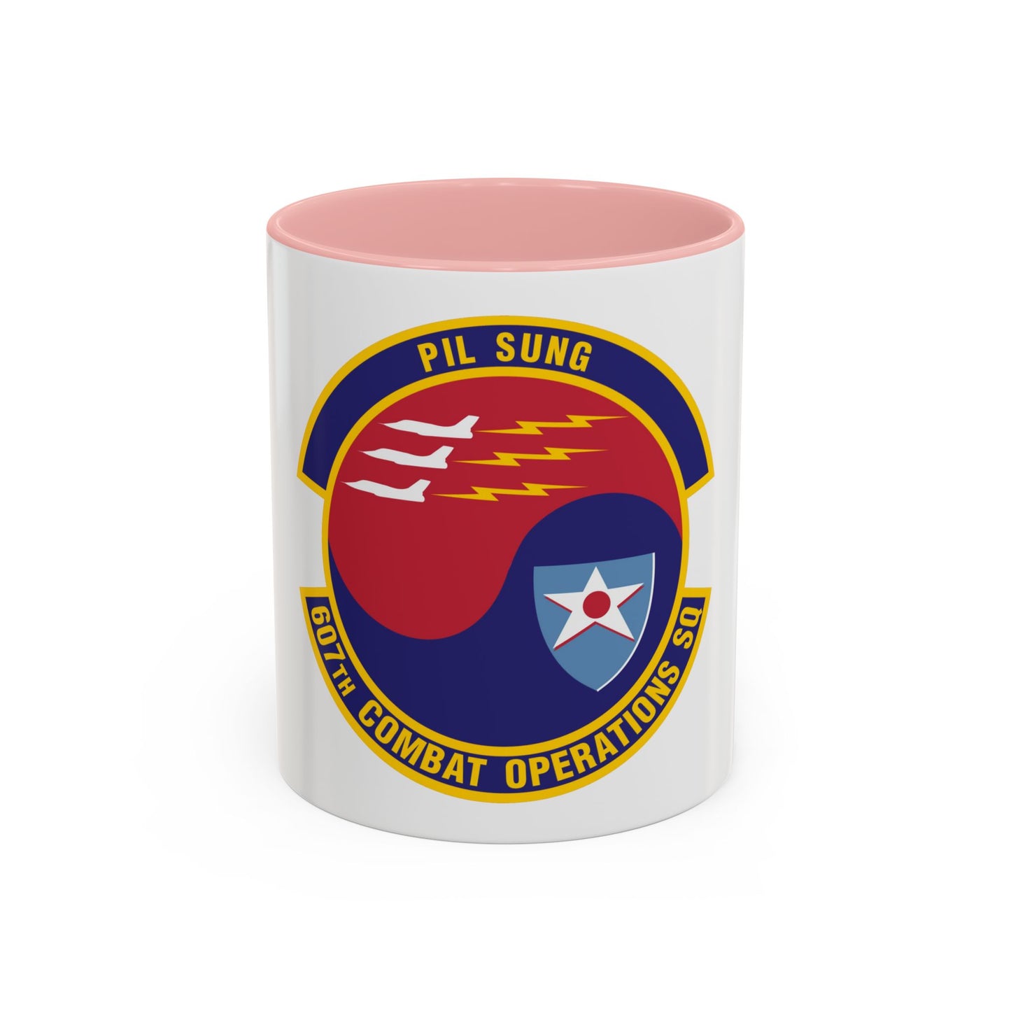 607th Combat Operations Squadron (U.S. Air Force) Accent Coffee Mug