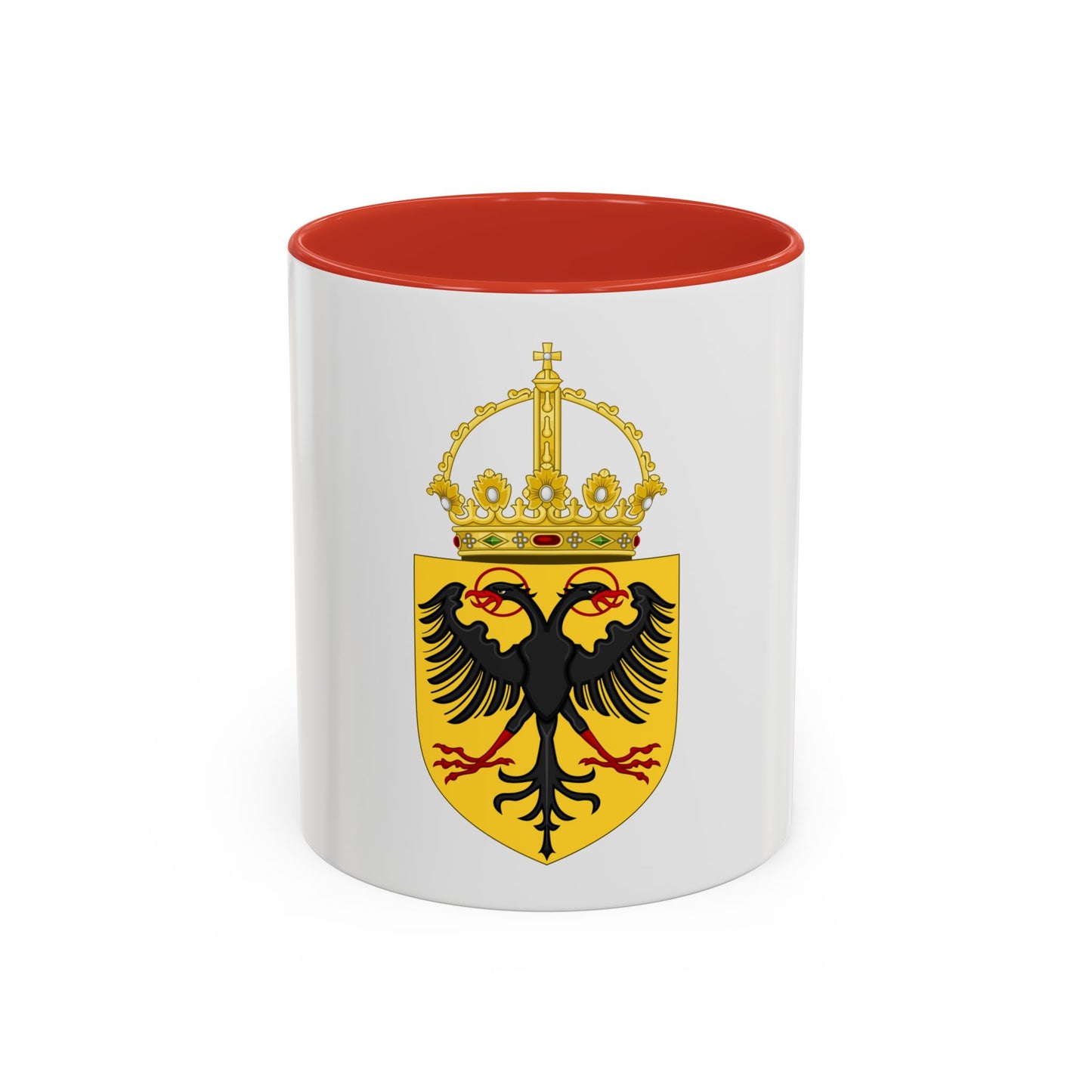 Coat of Arms of the Holy Roman Emperor (1433-1450) - Accent Coffee Mug