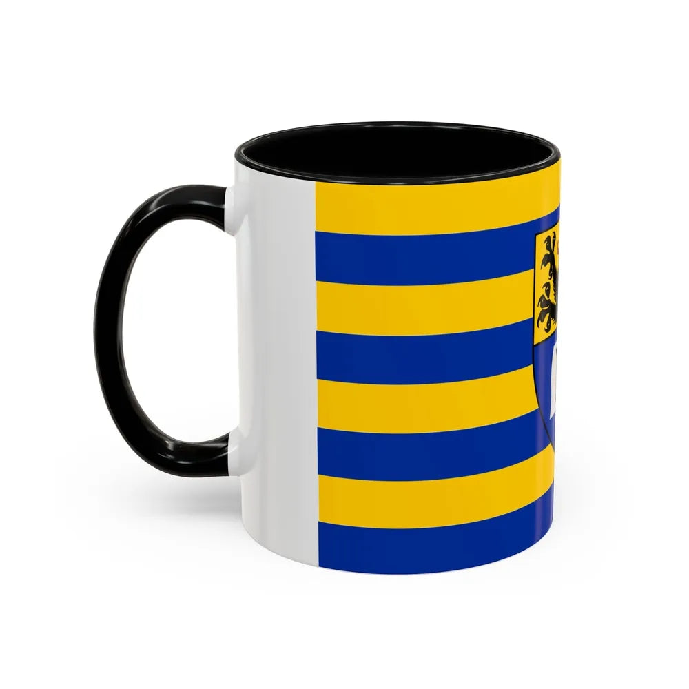 Flag of Dueren Germany - Accent Coffee Mug-Go Mug Yourself