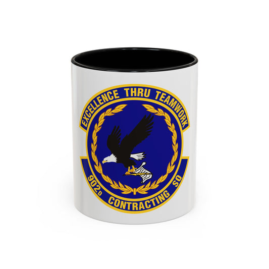 902d Contracting Squadron (U.S. Air Force) Accent Coffee Mug