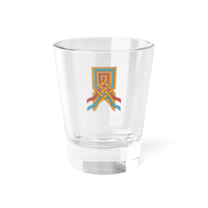 Logo de la Universidad de La Guajira (Colombia) (Coat of Arms) Shot Glass 1.5oz