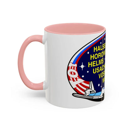 STS 101 (NASA) Accent Coffee Mug-Go Mug Yourself