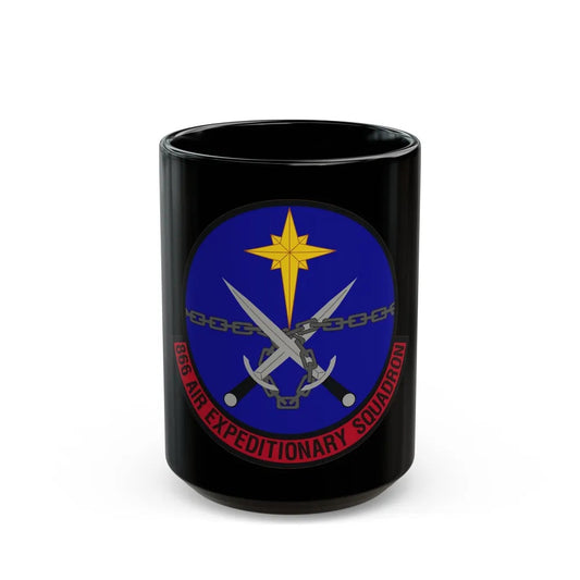 866th Air Expeditionary Squadron (U.S. Air Force) Black Coffee Mug-15oz-Go Mug Yourself