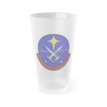 866th Air Expeditionary Squadron (U.S. Air Force) Frosted Pint Glass 16oz-Go Mug Yourself