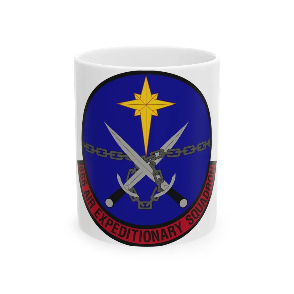 866th Air Expeditionary Squadron (U.S. Air Force) White Coffee Mug-11oz-Go Mug Yourself