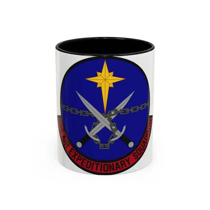 866th Air Expeditionary Squadron (U.S. Air Force) Accent Coffee Mug 11oz Black - Go Mug Yourself
