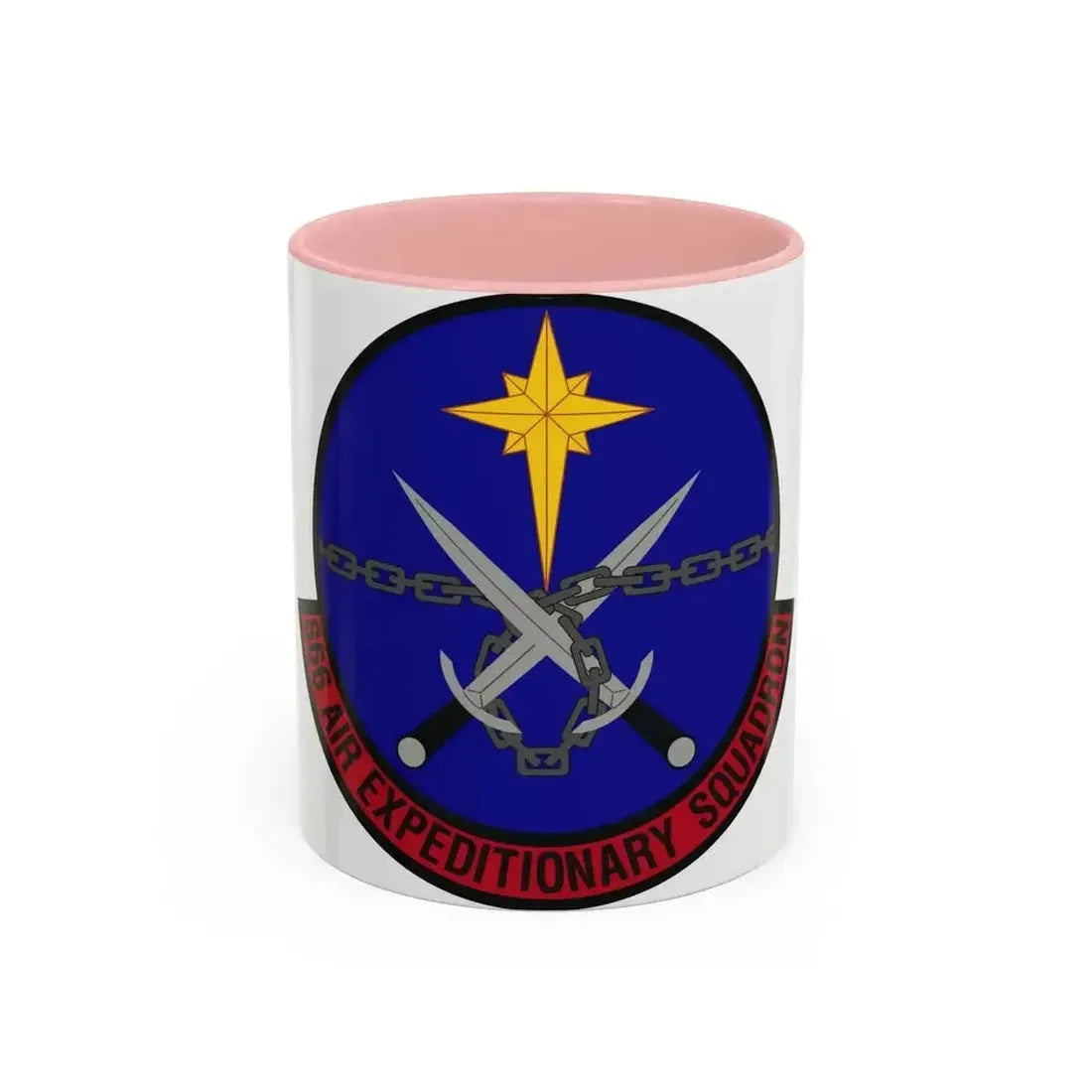 866th Air Expeditionary Squadron (U.S. Air Force) Accent Coffee Mug 11oz Pink - Go Mug Yourself