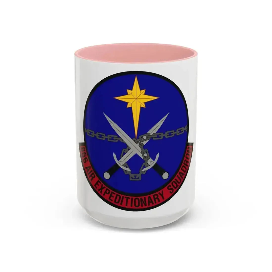 866th Air Expeditionary Squadron (U.S. Air Force) Accent Coffee Mug 15oz Pink - Go Mug Yourself